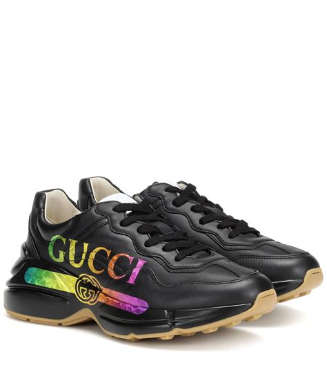 black Gucci sneakers on sale